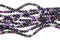 Purple Banded Agate Gemstone Beads, 8mm, Round